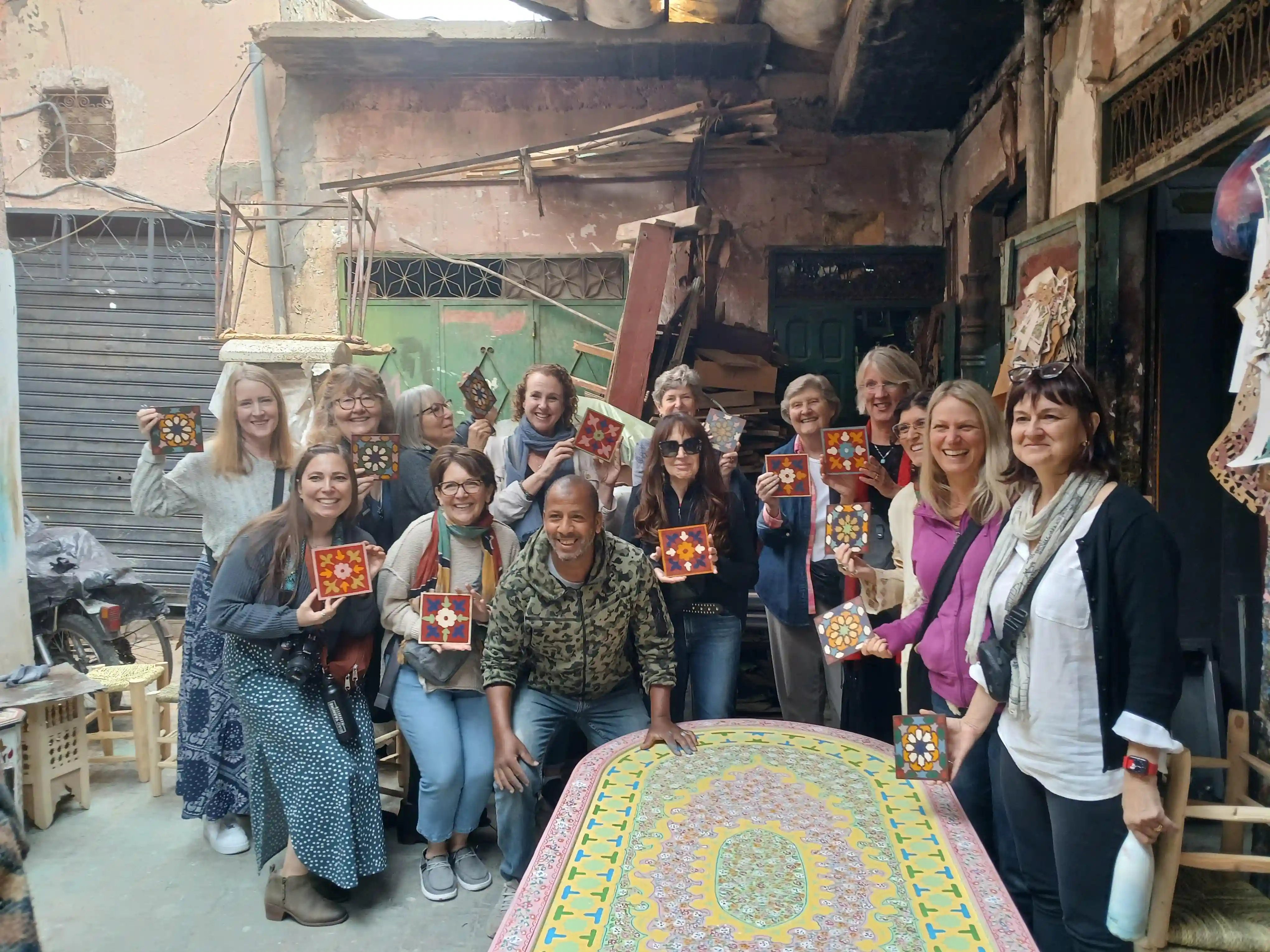 Finished hand-painted piece 1