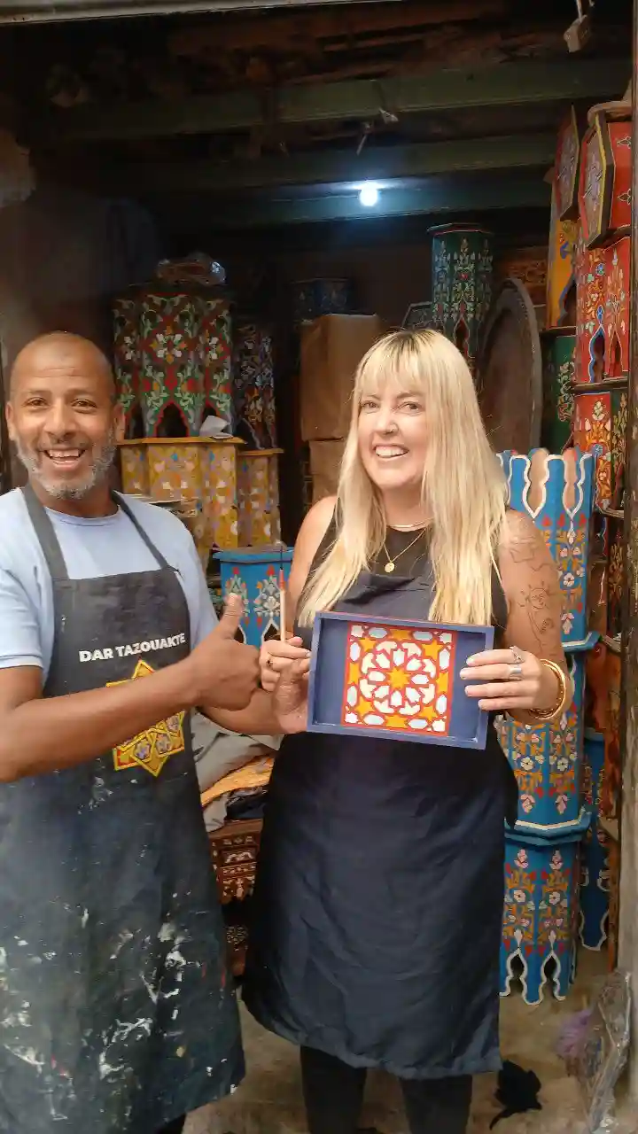 Finished hand-painted piece 2